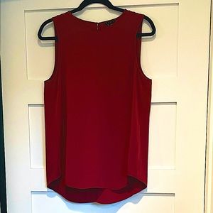 Theory sleeveless silk shell